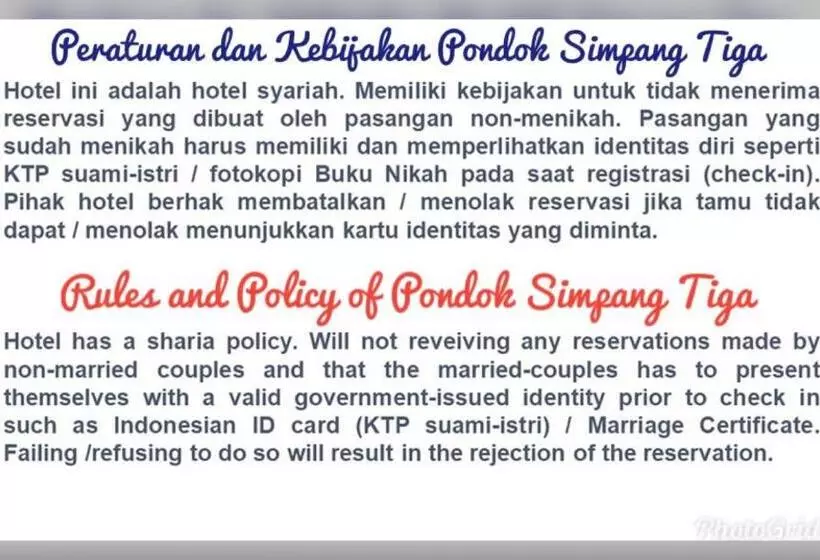 Majatalo Pondok Simpang Tiga