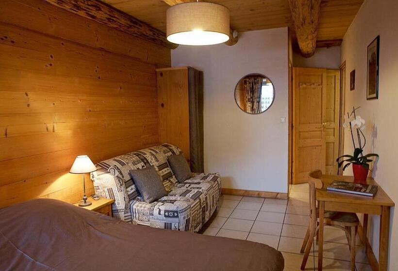 مبيت وإفطار La Ferme Du Mont Blanc