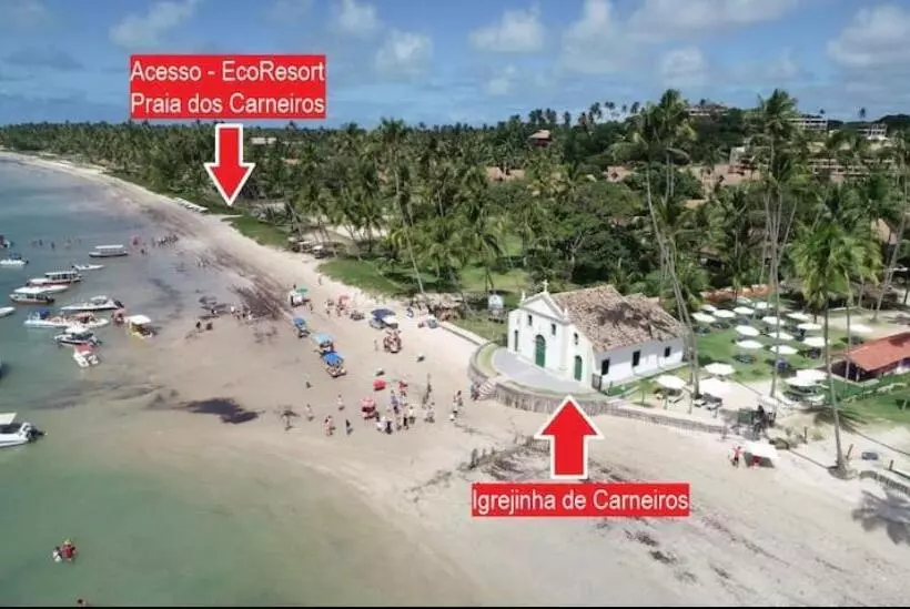 Luxuoso Apt Eco Resort  Beira Mar Praia Carneiros