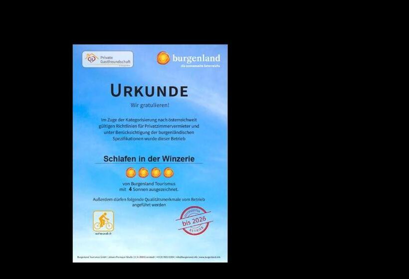 Schlafen In Der Winzerie