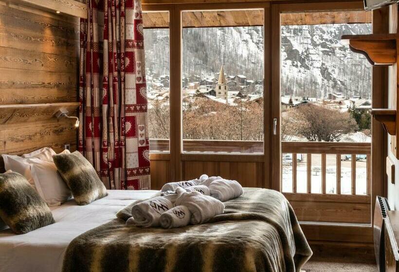 هتل Hôtel Ski Lodge Village Montana