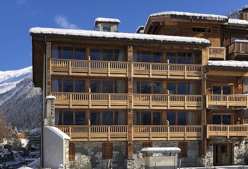 هتل Hôtel Ski Lodge Village Montana