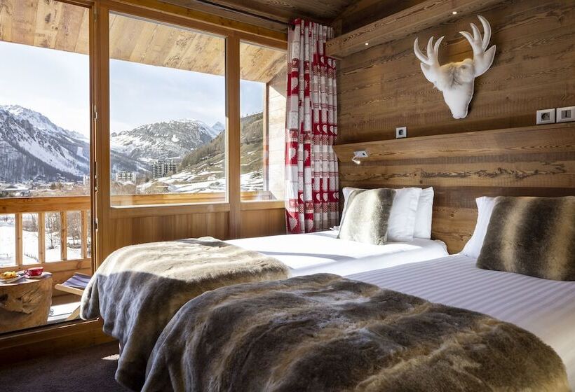 هتل Hôtel Ski Lodge Village Montana