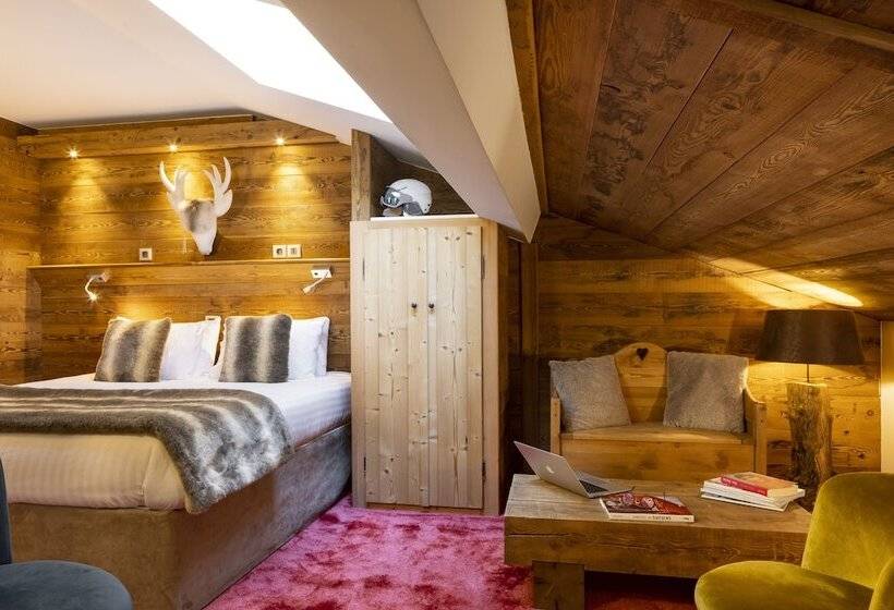 هتل Hôtel Ski Lodge Village Montana