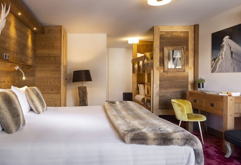 هتل Hôtel Ski Lodge Village Montana