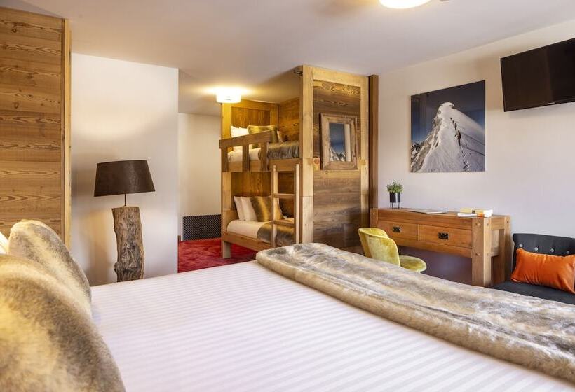 هتل Hôtel Ski Lodge Village Montana