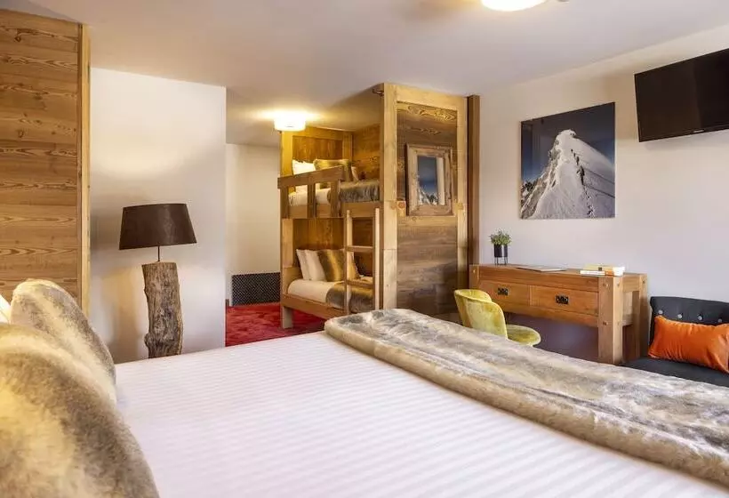 هتل Hôtel Ski Lodge Village Montana