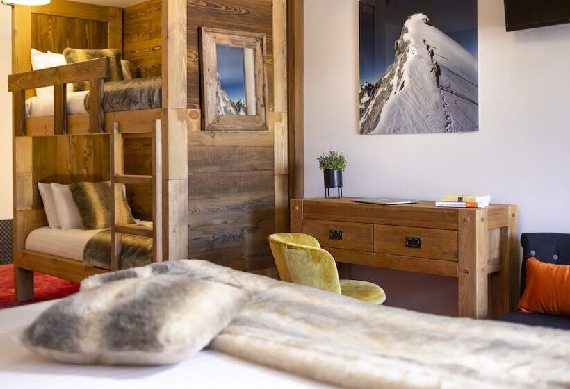 هتل Hôtel Ski Lodge Village Montana