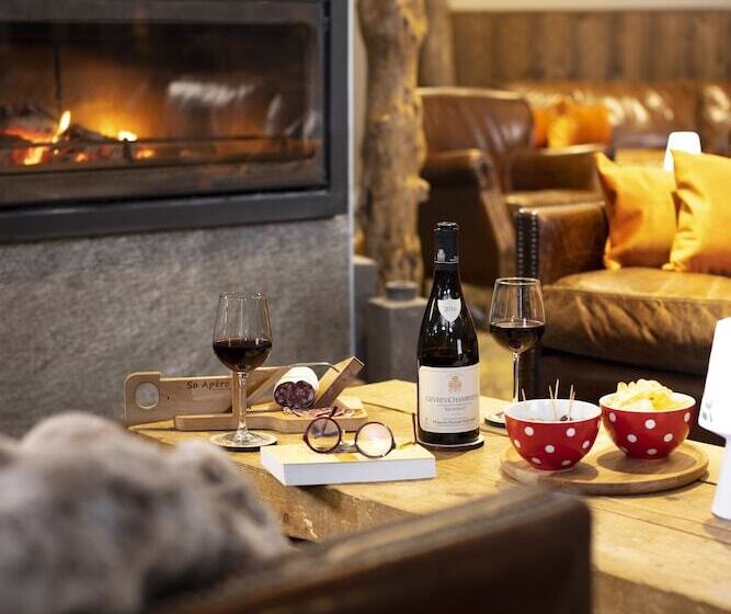 هتل Hôtel Ski Lodge Village Montana