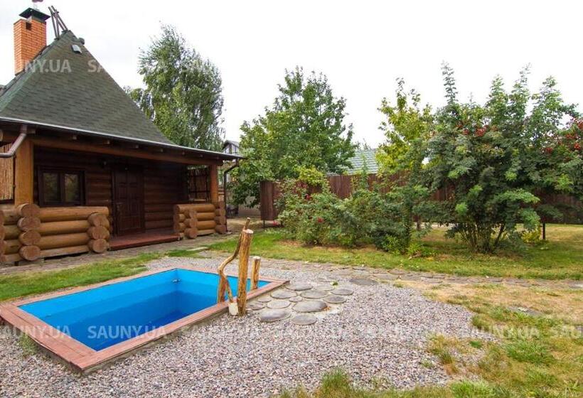 פנסיון дом с сауной и басейном на теремках