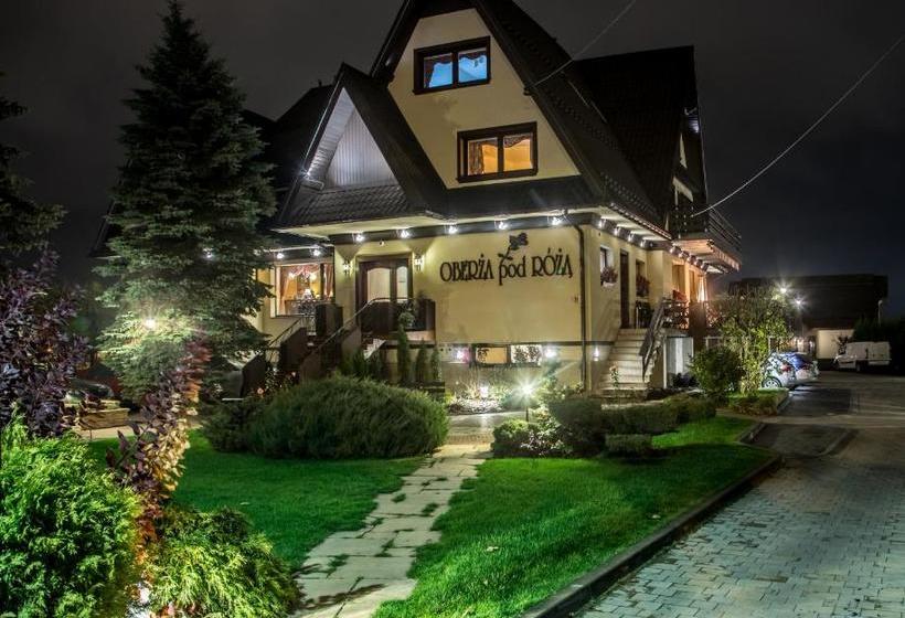 בית מלון כפרי Oberża Pod Różą Restauracja, Sauny, Jacuzzi