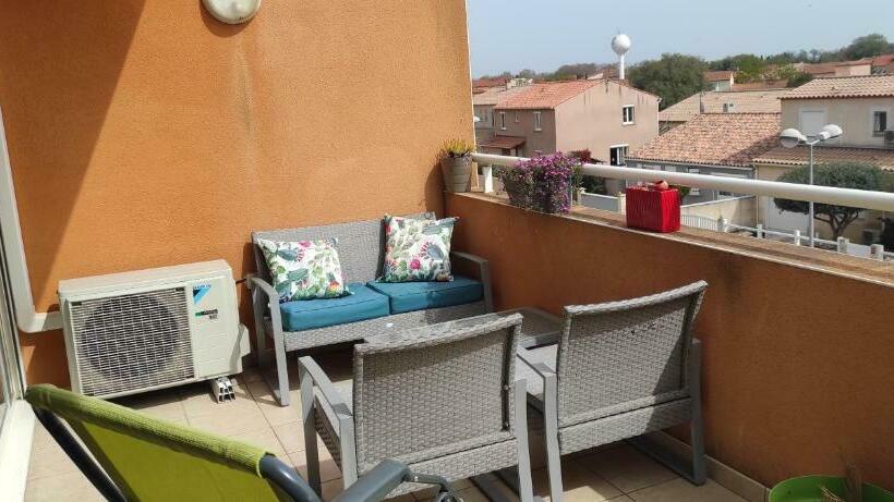 Appartement Avec Grande Terrasse à 15 Mn De La Mer