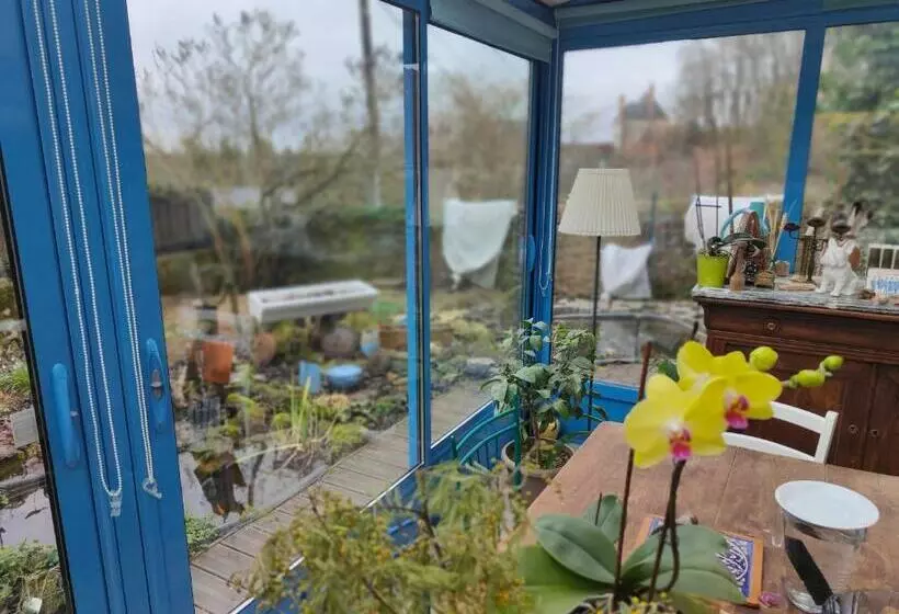 La Maison Bleue De Husseau Ancienne Ferme Semi Troglodytique 18e Siècle