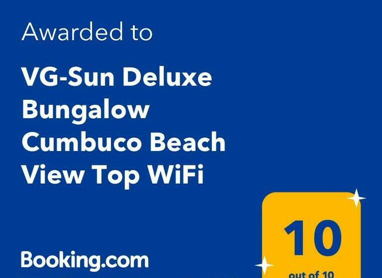 Vg Sun Deluxe Bungalow Cumbuco Beach View Top Wifi