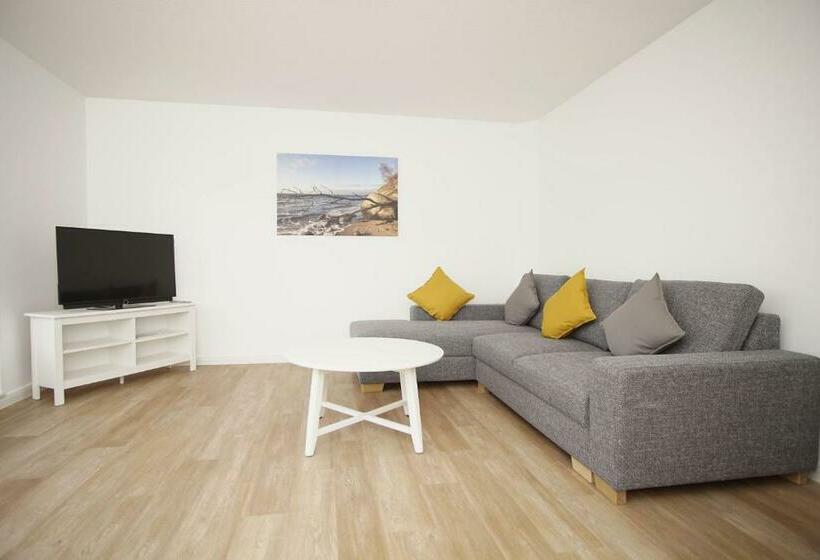 Ferienwohnung Mit Terrasse In Ruhiger Lage Haus Südperd Fewo Dünenrose