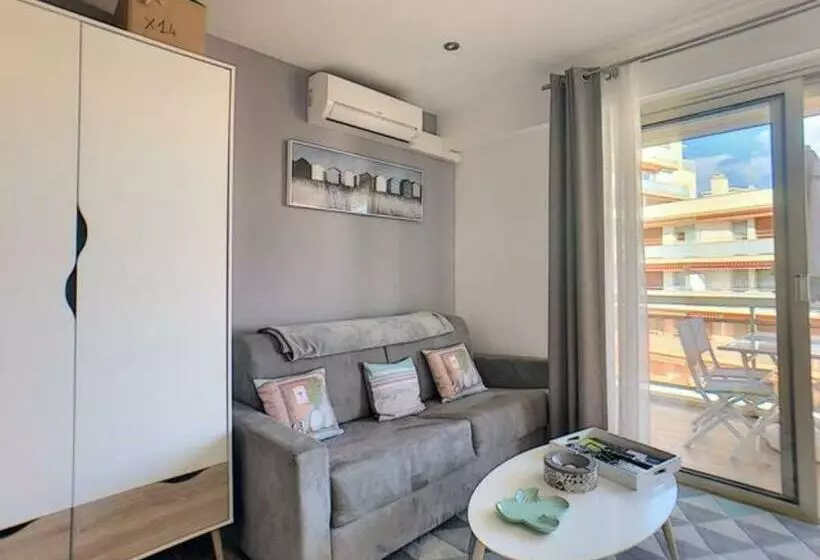 Juan Les Pins Centre   Studio Neuf Avec Terrasse   3 Mins Des Plages   Jazz Apartment