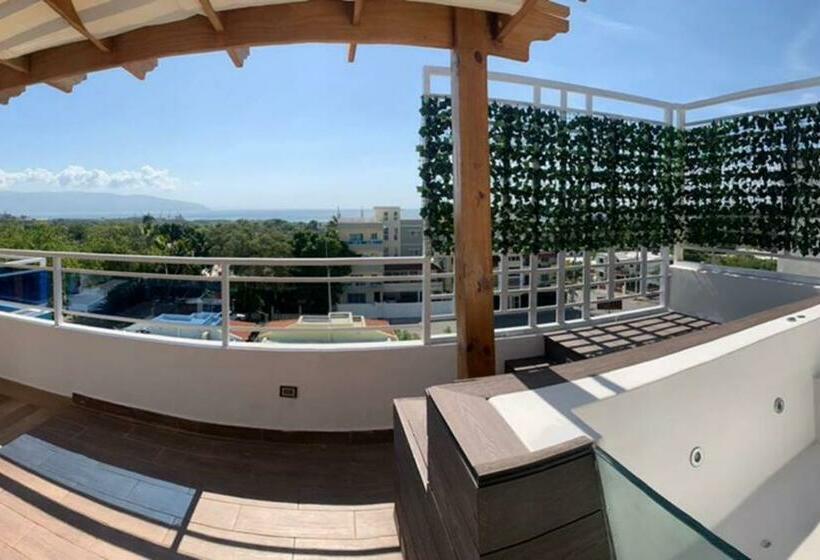 Apart. Bbq, Jacuzzi Y Vista Al Mar, 4hb/ac