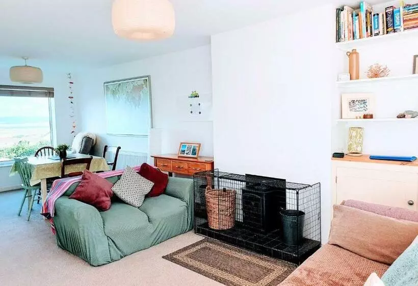 Toppers Bright Seaview Family Or Couple Home Devon Westward Ho!