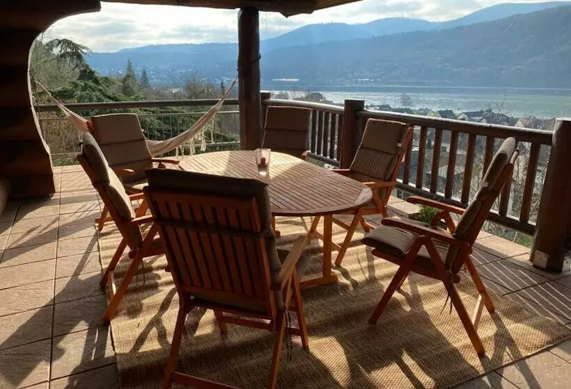 Traumhaftes Blockhaus Am Rhein