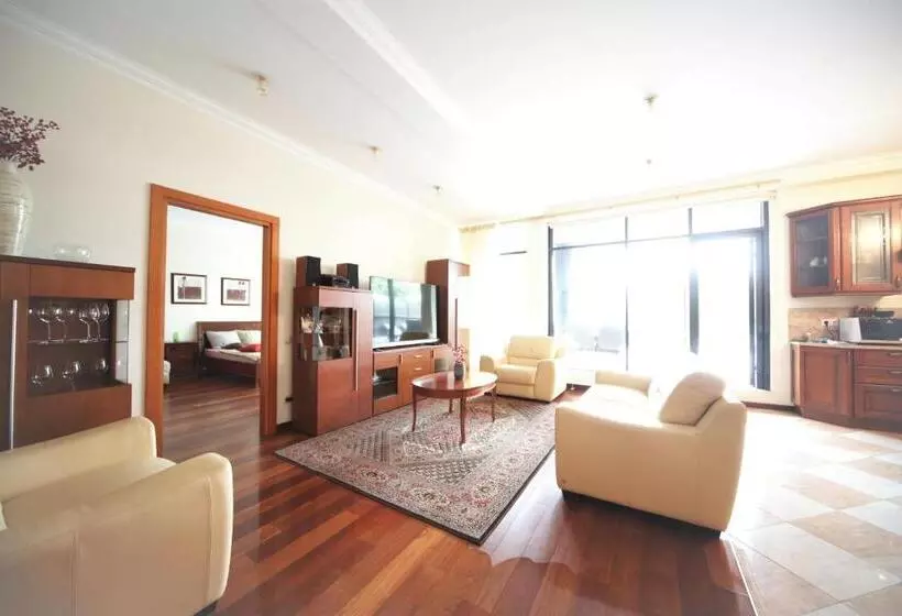 Amazing Top Floor Apartment With Private Terrace In Jurmala
