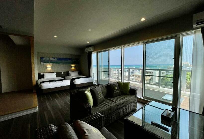 호텔 Coral Palace Onna By Sunset Avenue