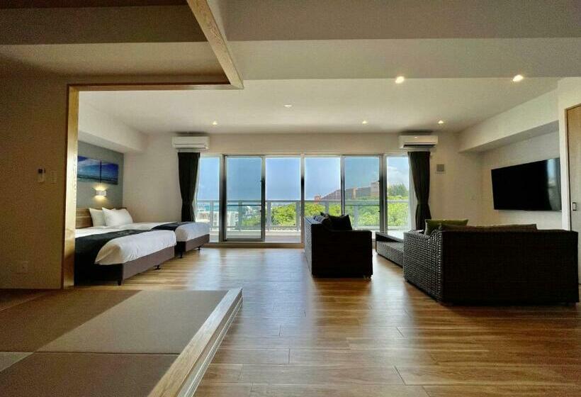 호텔 Coral Palace Onna By Sunset Avenue