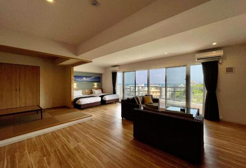 호텔 Coral Palace Onna By Sunset Avenue