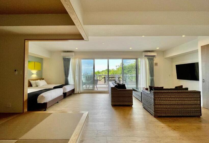 호텔 Coral Palace Onna By Sunset Avenue