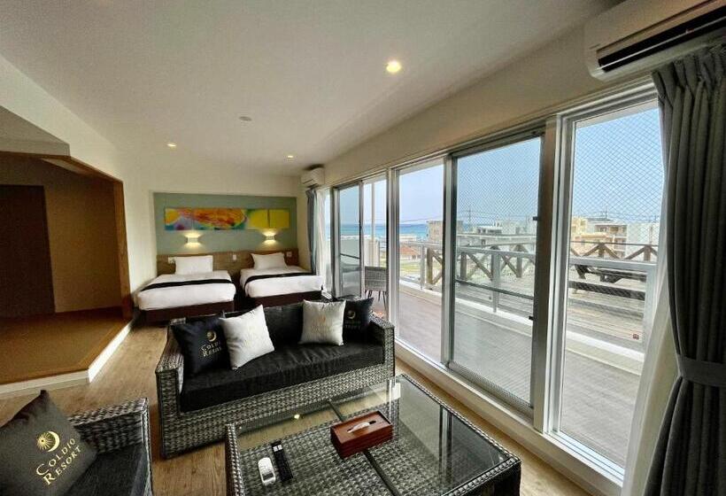 호텔 Coral Palace Onna By Sunset Avenue