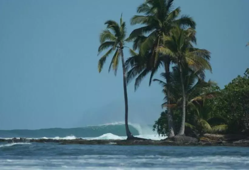 Retkeilymaja Nyang Ebay Surf Camp Siberut Mentawai Surfing Barrels