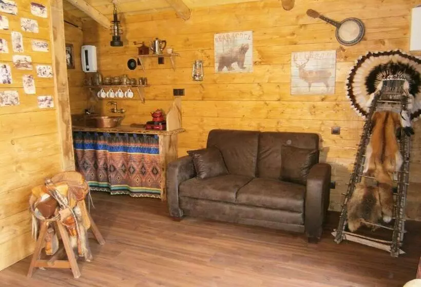 Aamiaismajoitus (B&B) Chambre D Hôte Atypique Trappeur West Little Ranch