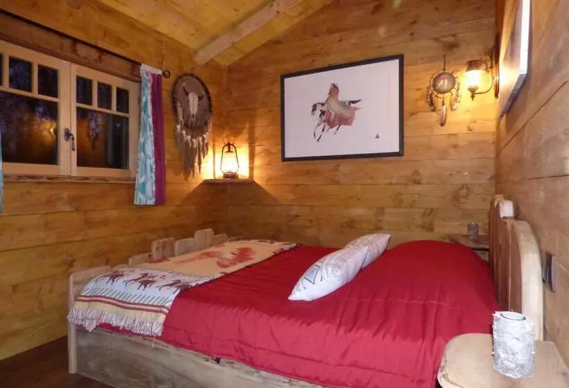 Aamiaismajoitus (B&B) Chambre D Hôte Atypique Trappeur West Little Ranch