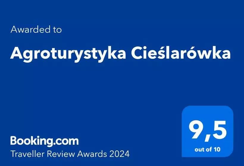 ホテル Agroturystyka Cieślarówka