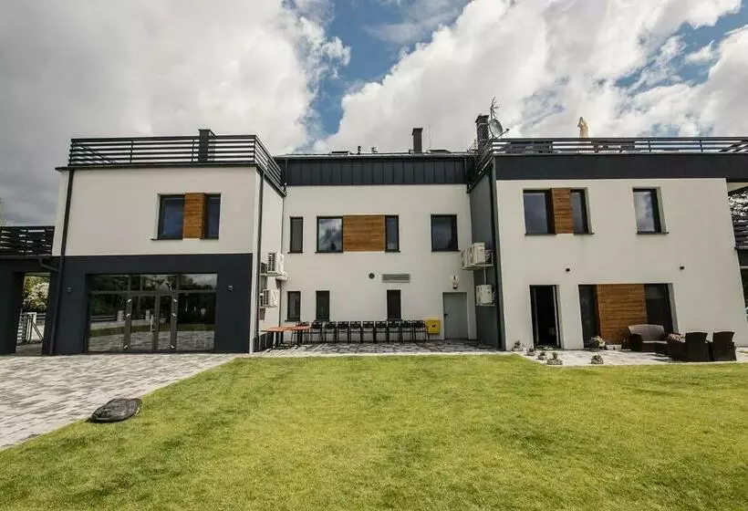 Hotelli żółty Rower