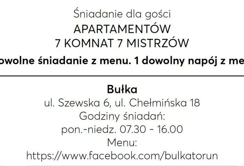 Apartamenty Siedem Komnat Siedmiu Mistrzów