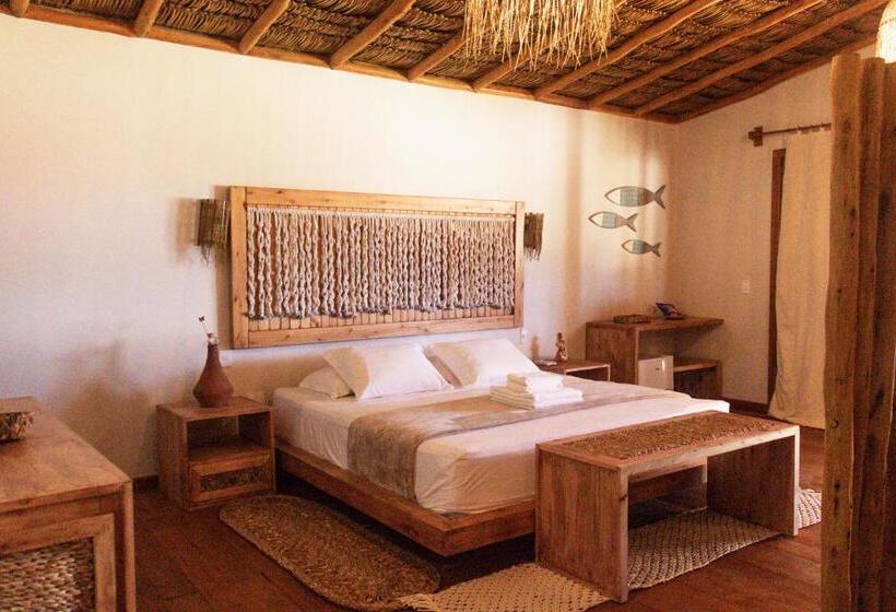 Szálló Rancharia Charme Beach Pé Na Areia