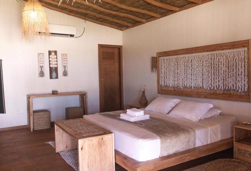 Szálló Rancharia Charme Beach Pé Na Areia