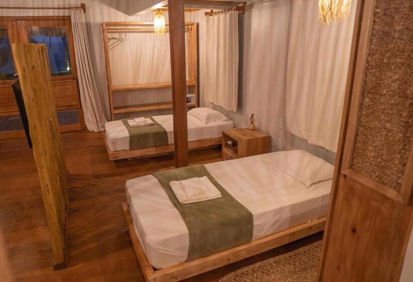 Szálló Rancharia Charme Beach Pé Na Areia