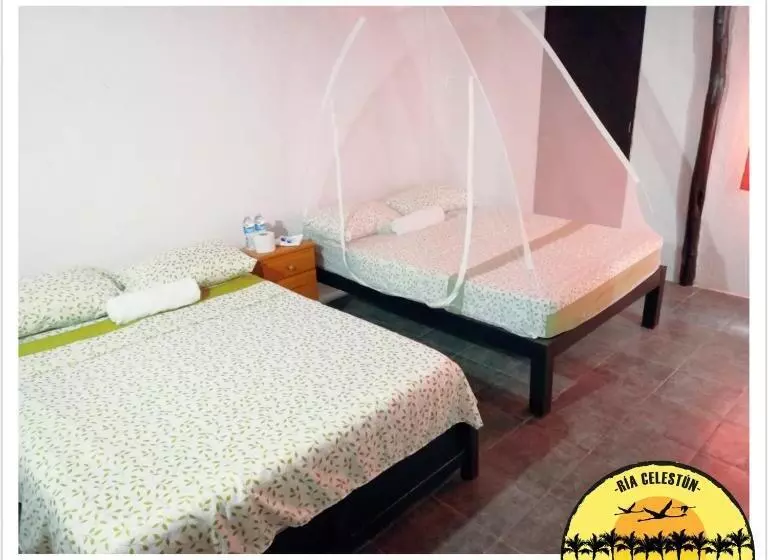 Hotelli Cabañas Camping Ria Celestun