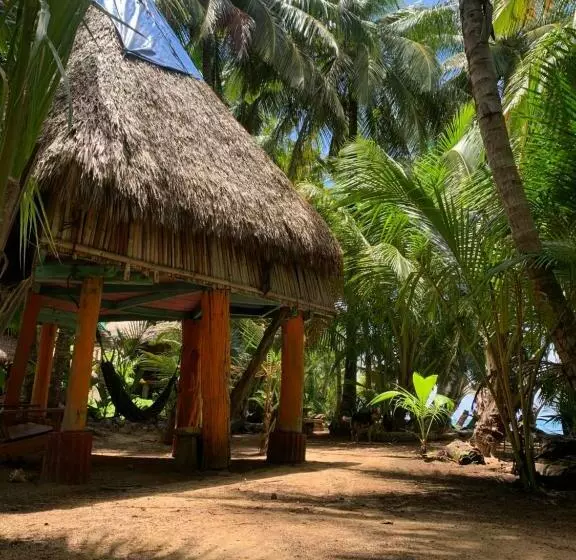 ホテル Ensueños Natural Reserve Little Corn Island Nicaragua