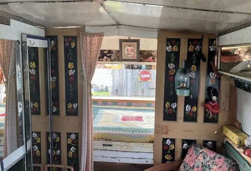 2 X Double Bed Glamping Wagon At Dalby Forest