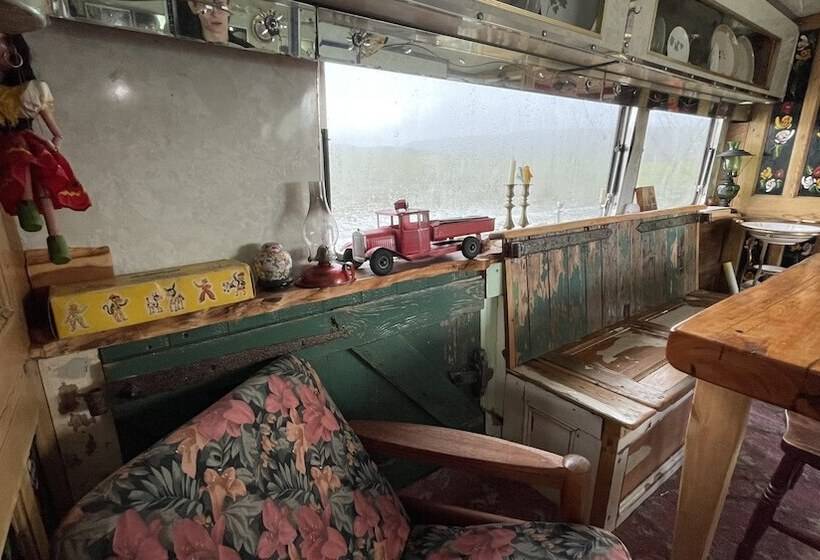 2 X Double Bed Glamping Wagon At Dalby Forest