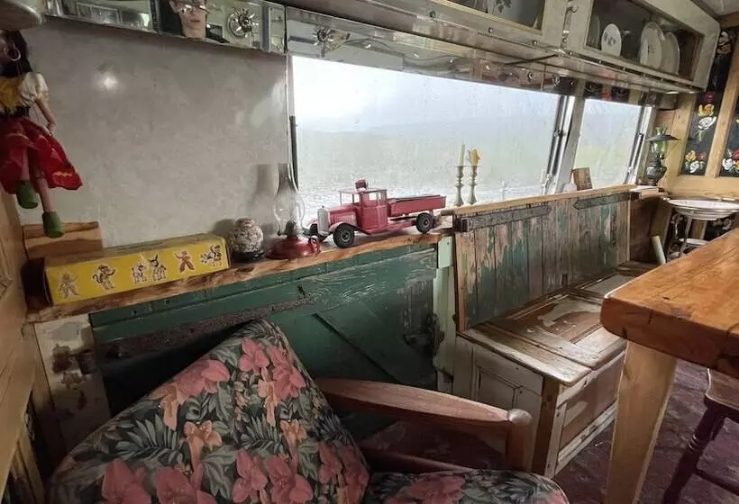 2 X Double Bed Glamping Wagon At Dalby Forest