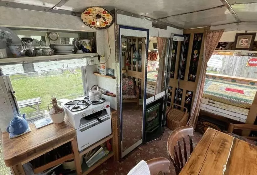 2 X Double Bed Glamping Wagon At Dalby Forest