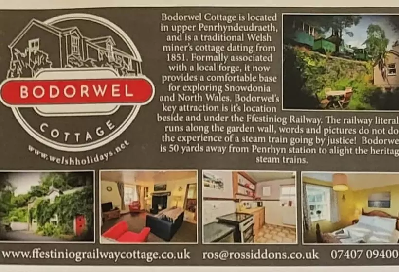 Bodorwel Cottage, Next To Ffestiniog Railway