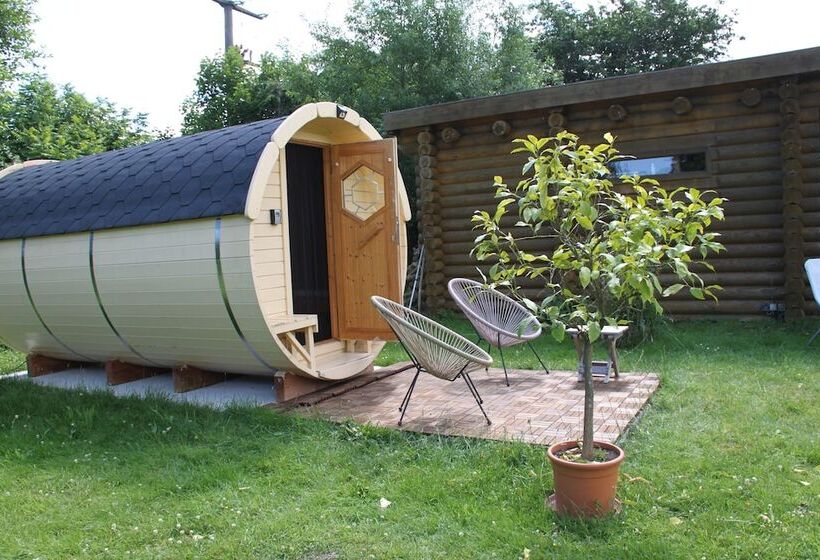 펜션 Schlaffässer Landhotel Teichwiesenhof