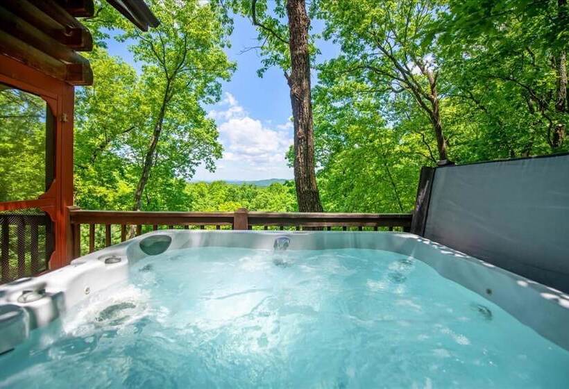 Hilltop Hideaway Endearing Mountain Cabin With Hot Tub Foosball Pet Friendly