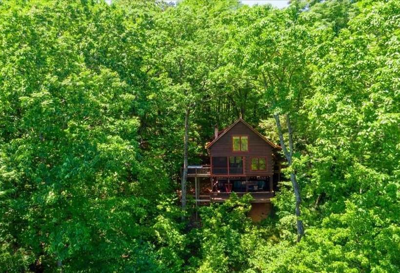 Hilltop Hideaway Endearing Mountain Cabin With Hot Tub Foosball Pet Friendly
