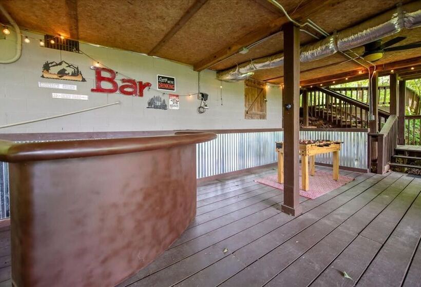 Hilltop Hideaway Endearing Mountain Cabin With Hot Tub Foosball Pet Friendly