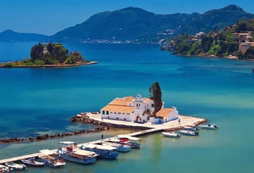 Отель Apartments Corfu Sun Sea Side